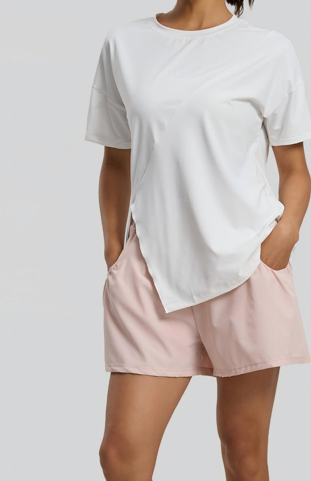 Women's Split Loose Sports Fitness Top