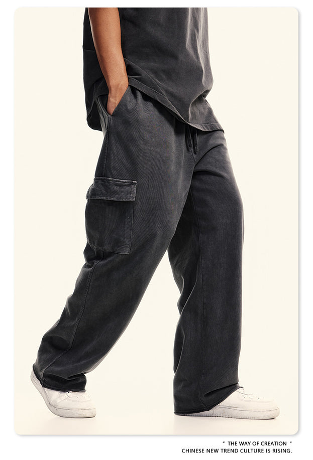 Summer Youth Casual Commuting Multi-pocket Workwear Men's Pants