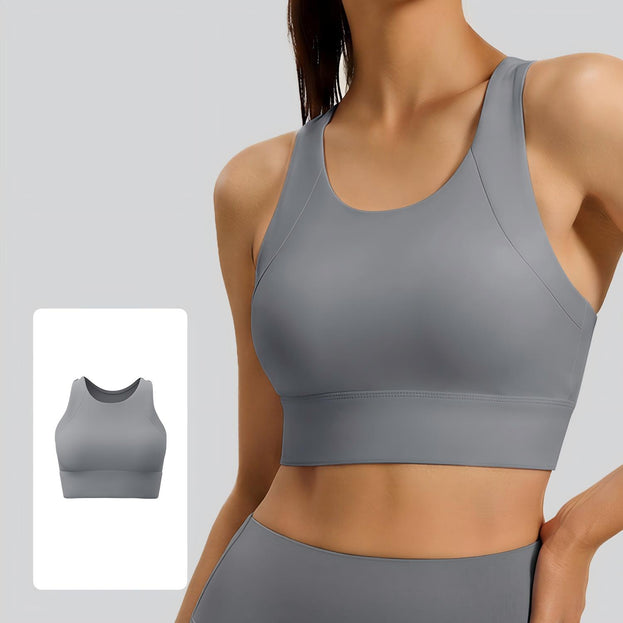 Outer Wear T-back Sports Yoga Bra