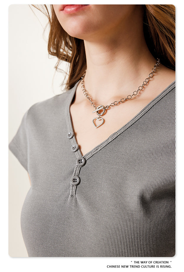 Summer Hot Girl Sexy Beautiful Casual Commuter top