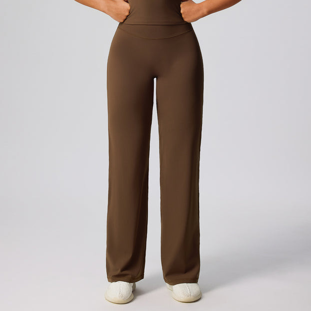 Fitness Slimming Exercise Yoga Straight-Leg Pants For Women