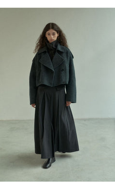 Winter Cashmere Double-sided Tweed British Casual Women's Jacket
