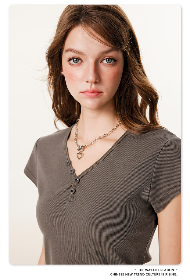 Summer Hot Girl Sexy Beautiful Casual Commuter top