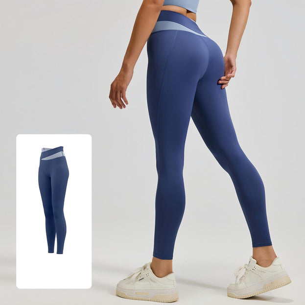 High-Waist Abdominal-Reducing Shock-Proof Yoga Pants