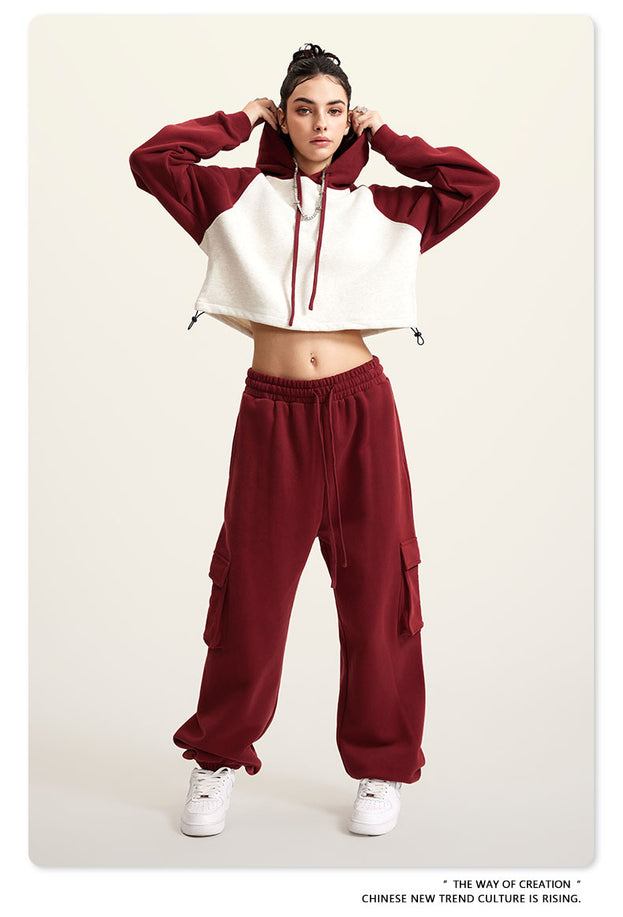 Summer Short-sleeved, Shoulder-length Hooded, Fashionable and Casual Commuting Sweatershirt