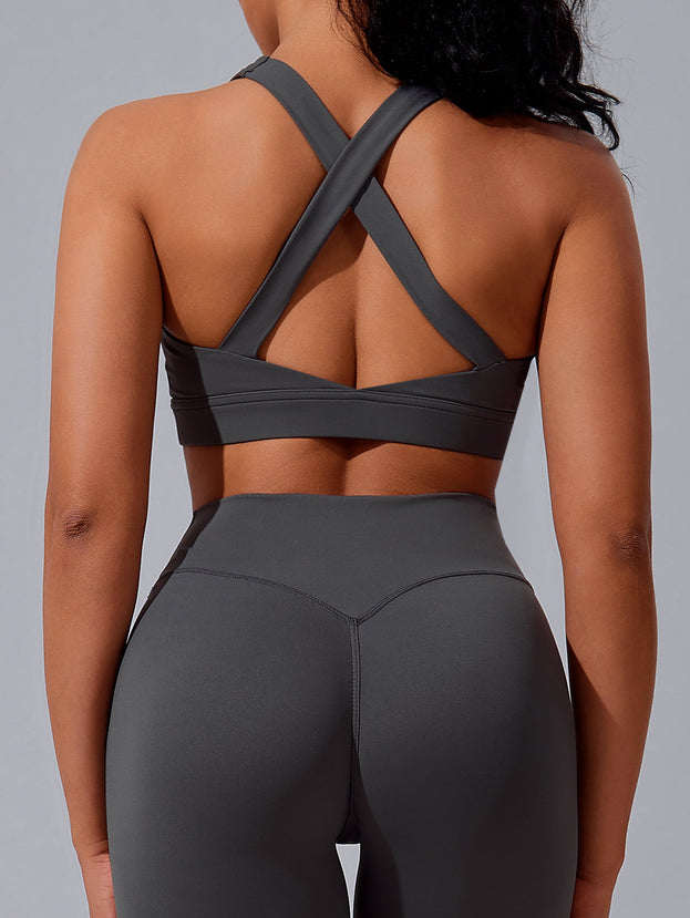 Women's Pullover Tight-Fitting Running Sport Yoga Set (Three-Piece Set)