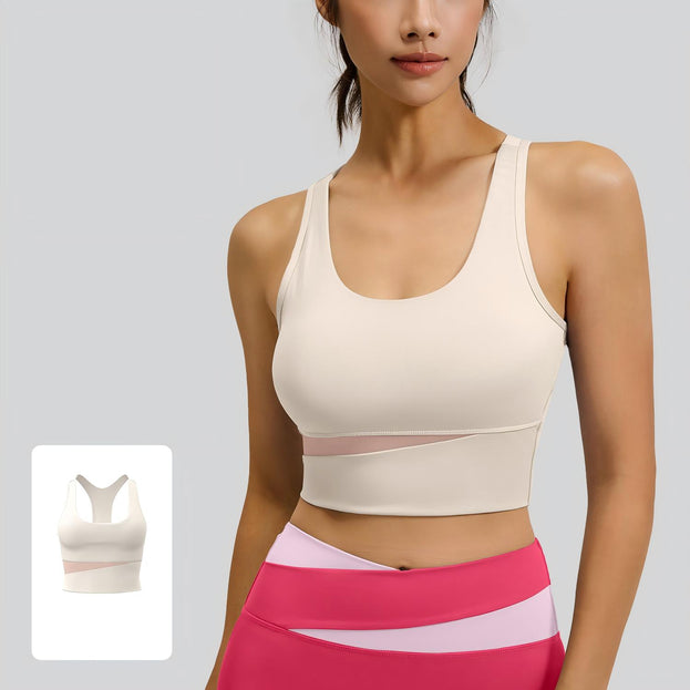 Tight Color-Matched Abdominal-Reducing Yoga Top
