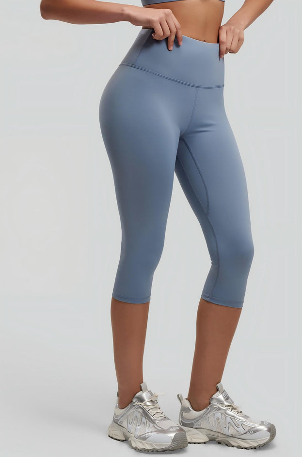 Women's High-Waist Tight Hip-Lifting Cropped Yoga Pants