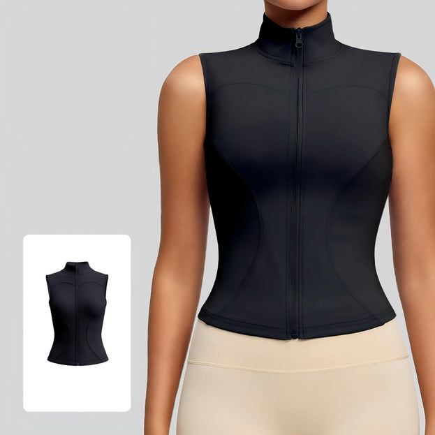New Sleeveless Women's Stretch Tight Slimming Sports Top