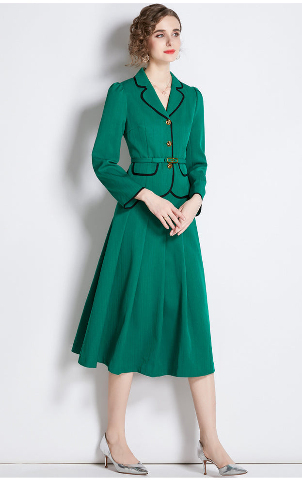 Short Slim Suit Two-Piece Half Skirt Women Salt Wear Matching