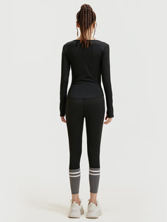 V-neck Stretch High-Waist Sports Yoga Set