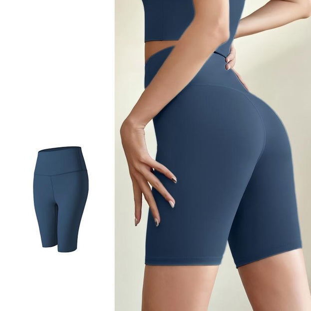 Women's High-Waist Stretchable Sports Tight Yoga Shorts