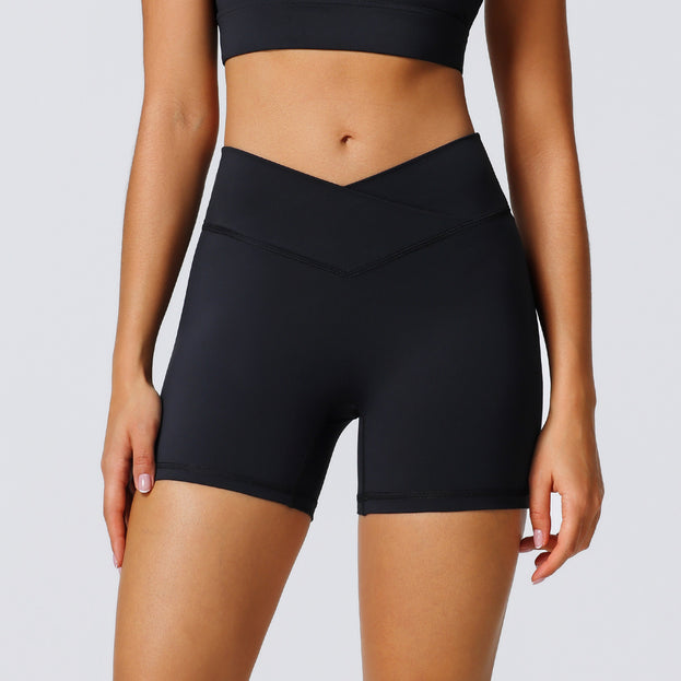 Women's Outdoor Yoga High-Elasticity Quick-Drying Sports Shorts
