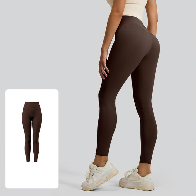 Women's No Camel Toe High-Waisted Sports Tight Yoga Pants