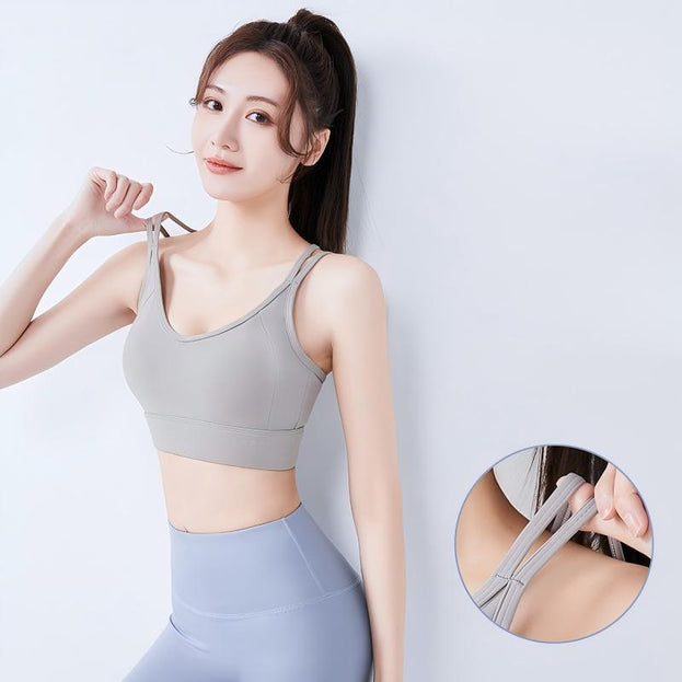 V-Neck Cross-Shoulders Yoga Underwear