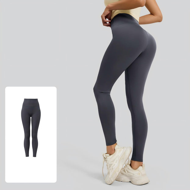 Women's No Camel Toe High-Waisted Sports Tight Yoga Pants