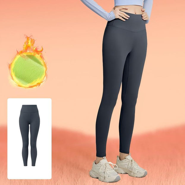 Winter Windproof Warm Thermal Tights with Abdominal Support
