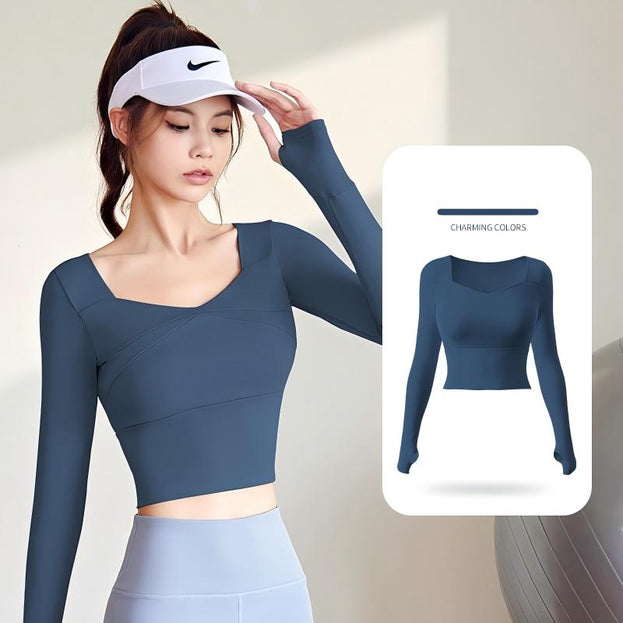 Slimming And Breathable Sports Yoga Top For Women
