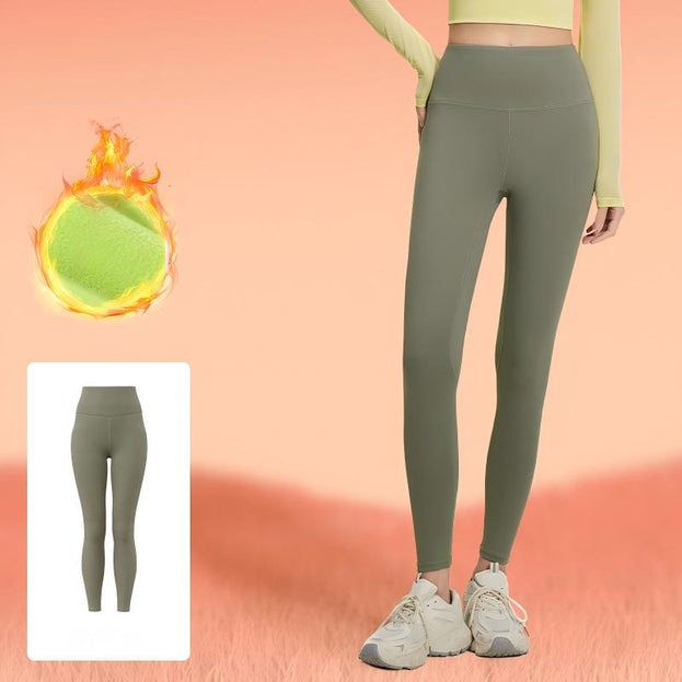 Winter Windproof Warm Thermal Tights with Abdominal Support