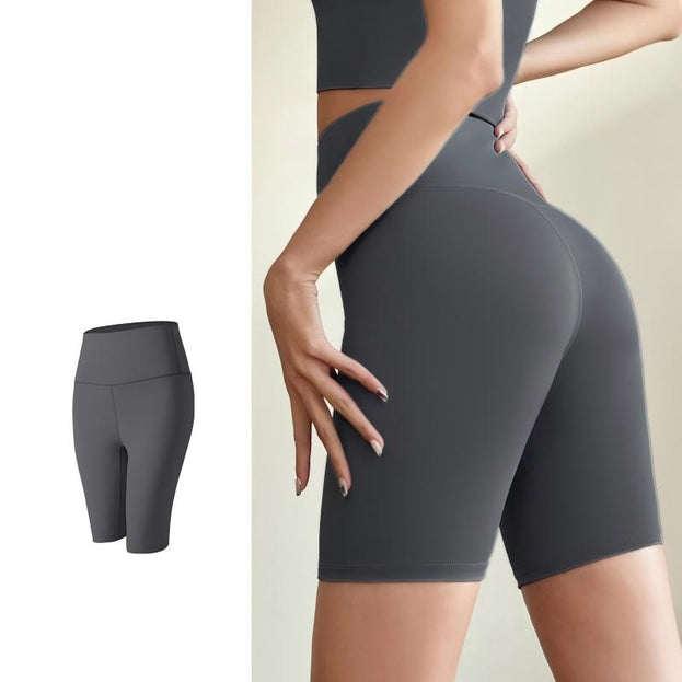 Women's High-Waist Stretchable Sports Tight Yoga Shorts