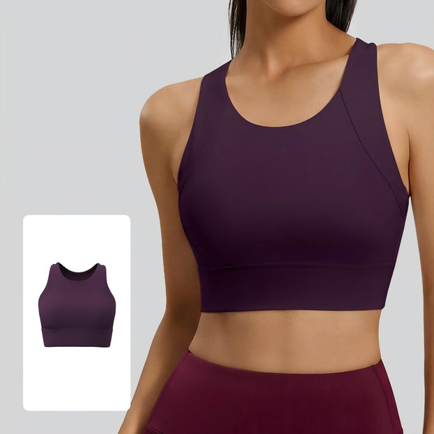 Outer Wear T-back Sports Yoga Bra