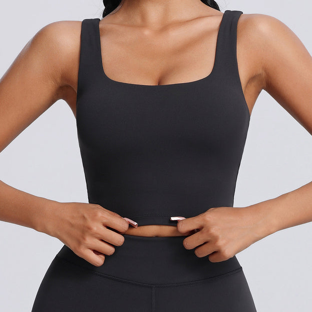 Lycra High-End Sports High-Stretch Fitness Yoga Top For Women
