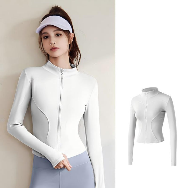 Yoga Sportswear Long-Sleeved Top Jacket For Women