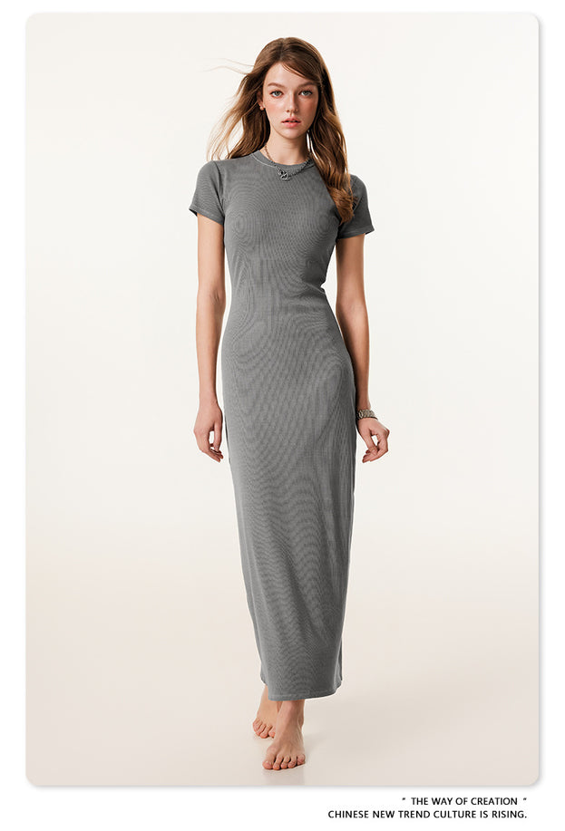 Women's Heavy Washed Short Sleeve Dress