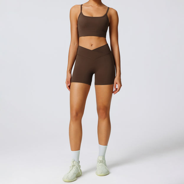 Women's Outdoor Yoga High-Elasticity Quick-Drying Sports Set