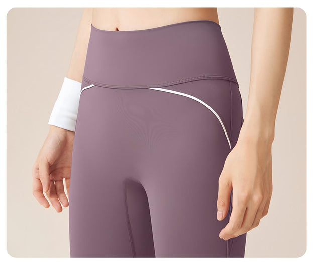 High-Waist Fitness Pants with High Elasticity and Naked Feeling