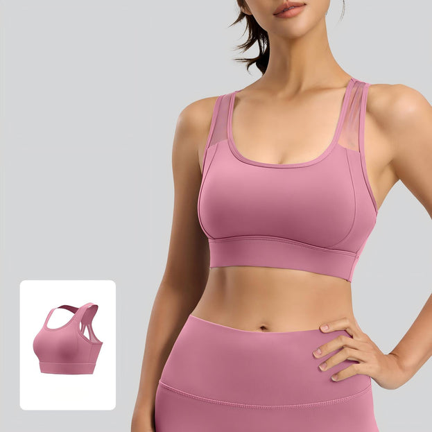 Shockproof Beauty Back Fitness Running Yoga Bra