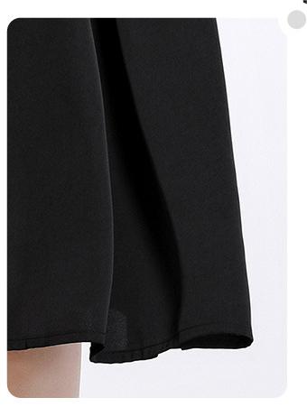 Temperament Elegant MIDI Skirt Embroidered Stand-Up Collar Lantern Sleeve Slim Dress