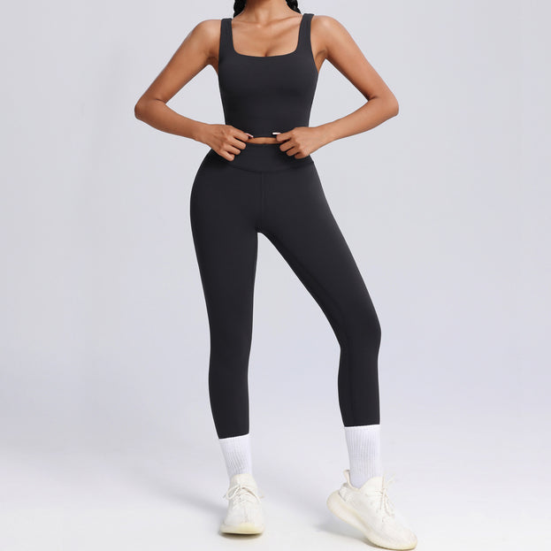 Lycra High-End Sports High-Stretch Fitness Yoga Set