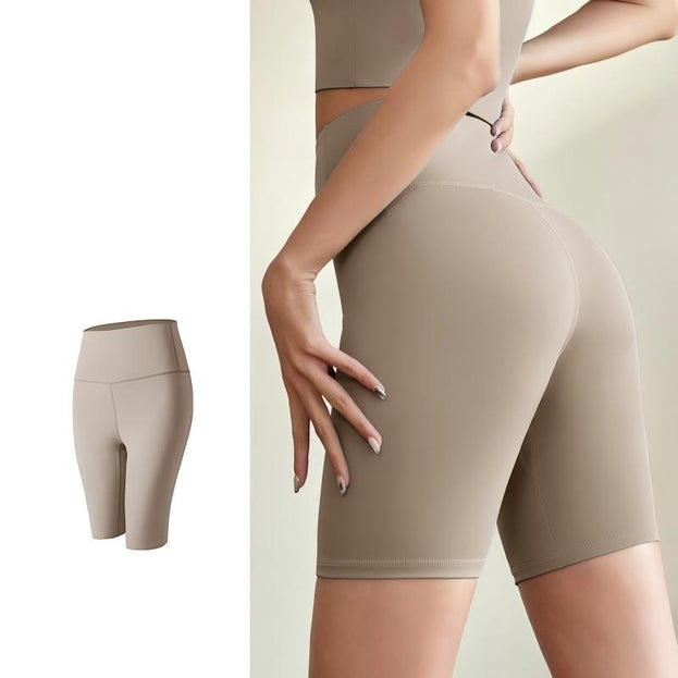 Women's High-Waist Stretchable Sports Tight Yoga Shorts