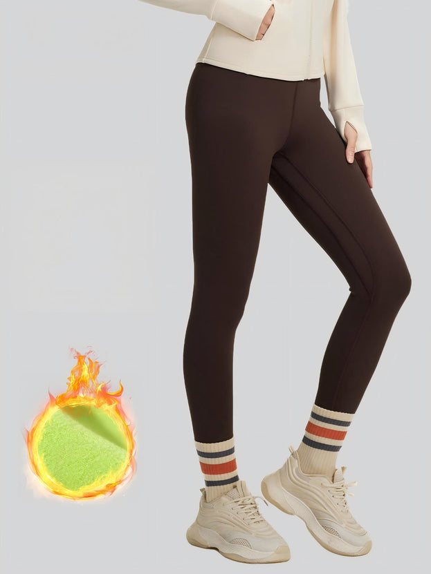 Winter Windproof Warm Thermal Tights with Abdominal Support