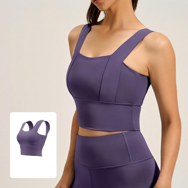 Vest Shockproof Gather-up Exercise Yoga Bra