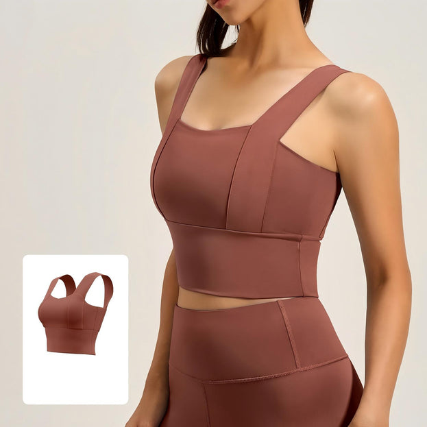 Vest Shockproof Gather-up Exercise Yoga Bra