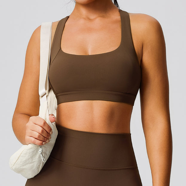 Women's Racerback Tight-Fit Breathable Yoga Bra