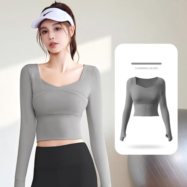 Slimming And Breathable Sports Yoga Top For Women