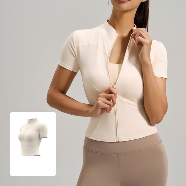 High Elasticity Tight Sports Yoga Top for Women