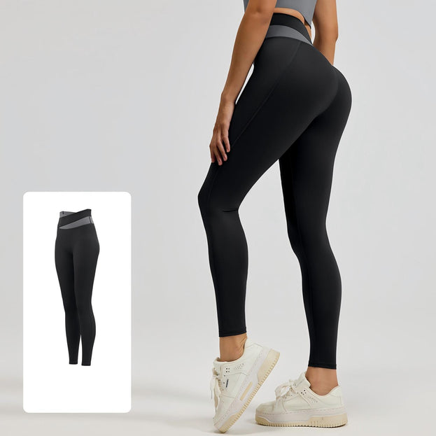 High-Waist Abdominal-Reducing Shock-Proof Yoga Pants