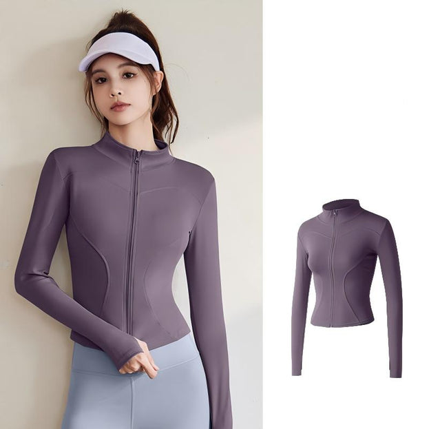 Yoga Sportswear Long-Sleeved Top Jacket For Women