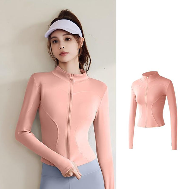 Yoga Sportswear Long-Sleeved Top Jacket For Women
