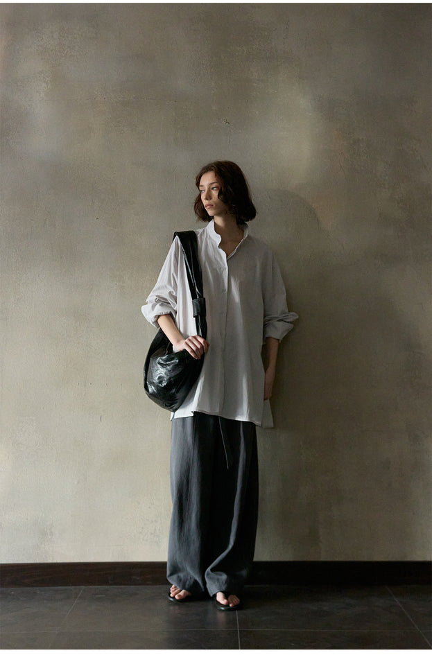 Summer Tencel Comfortable And Close-fitting Mid-waist Women's Commuting Pants