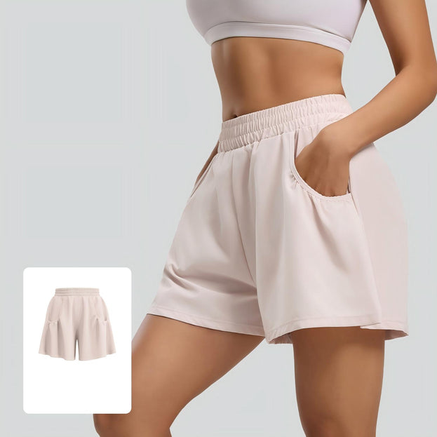 Casual Sports Running Outdoor High-Waist Shorts Women