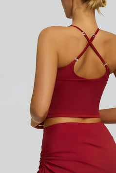 Yoga Vest Sleeveless Sling Sports Underwear for Women