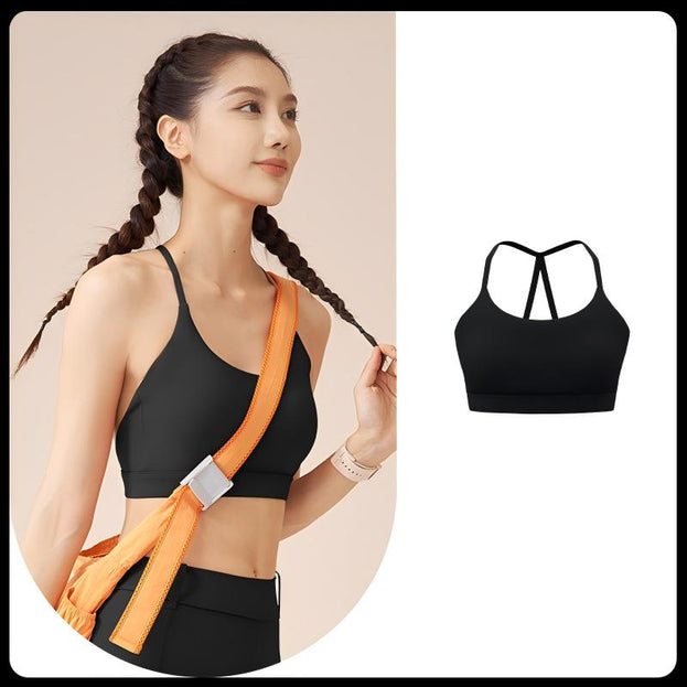 One-piece Sports High Elastic Neck Yoga Vest