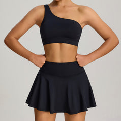 Badminton Fitness Running Yoga Short Skirt Set For Women