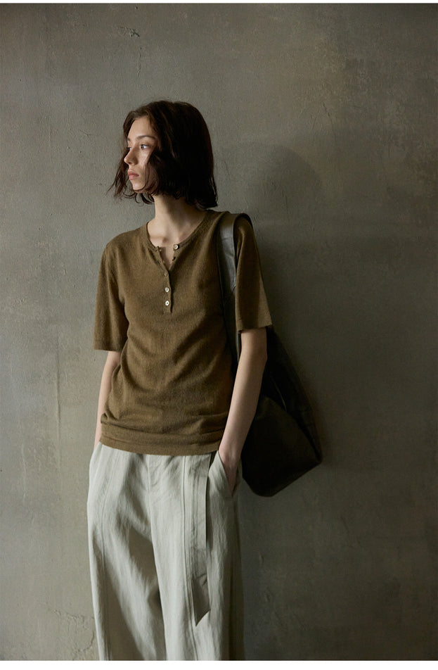 Summer Tencel Comfortable And Close-fitting Mid-waist Women's Commuting Pants