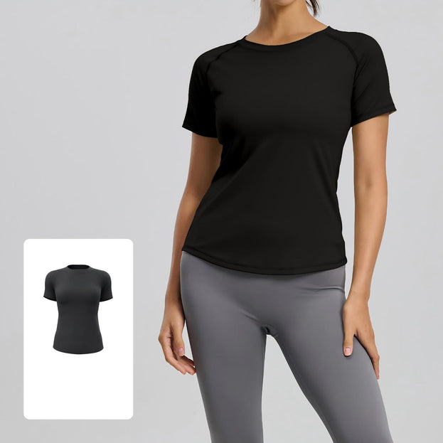 Women's Back Gauze Yoga Shaping Quick-Dry Fitness Top